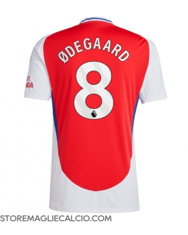 Arsenal Martin Odegaard #8 Maglia Gara Casa Repliche 2024-25